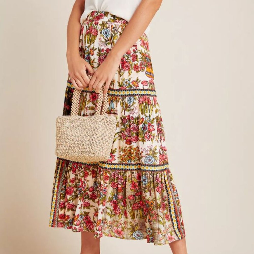 SOLD - Vineet Bahl Wildflower Skirt
